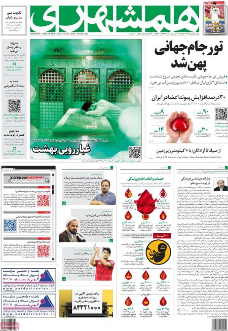 عناوین روزنامه ها, روزنامه های امروز عناوین روزنامه ها, روزنامه های امروز