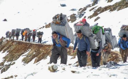 کولبر در پاوه،اخبار حوادث،خبرهای حوادث