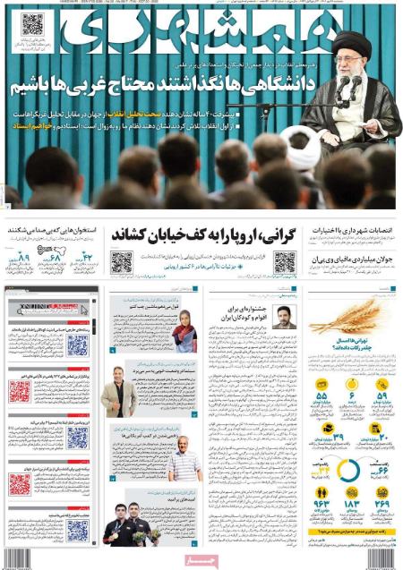 عناوین روزنامه ها, روزنامه های امروز عناوین روزنامه ها, روزنامه های امروز