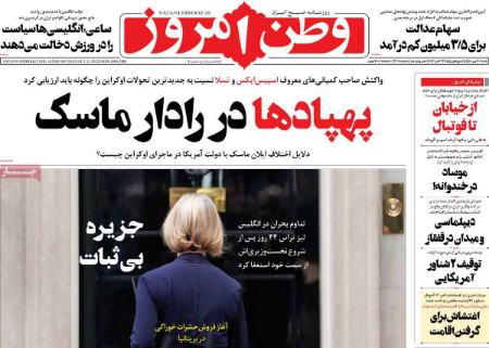 عناوین روزنامه ها, روزنامه های امروز عناوین روزنامه ها, روزنامه های امروز