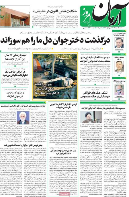 عناوین روزنامه ها, روزنامه های امروز عناوین روزنامه ها, روزنامه های امروز