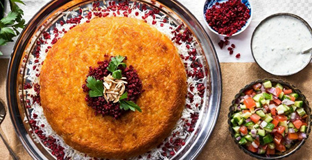 ته چین معرفی غذاهای قابل سرو با برنج, معرفی غذاهای برنجی, غذاهای برنجی ایرانی