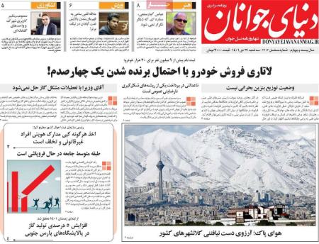 عناوین روزنامه ها, روزنامه های امروز عناوین روزنامه ها, روزنامه های امروز