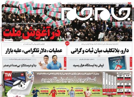 عناوین روزنامه ها, روزنامه های امروز عناوین روزنامه ها, روزنامه های امروز