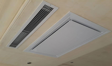 دریچه بازدید فن کویل, انواع دریچه بازدید فن کویل, فن کویل‌