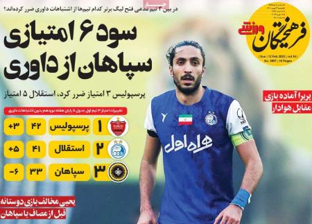  روزنامه های ورزشی
