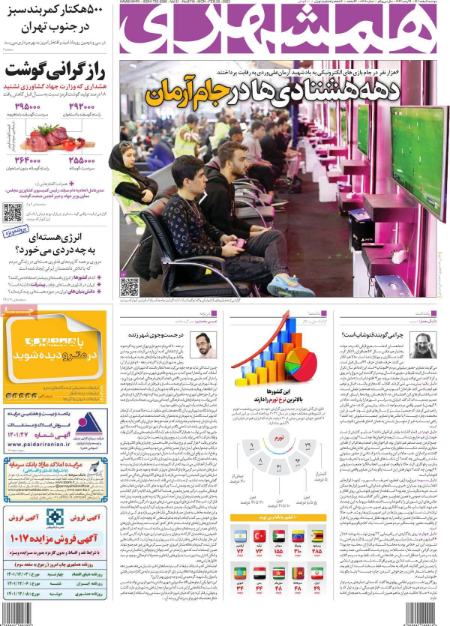 عناوین روزنامه ها, روزنامه های امروز عناوین روزنامه ها, روزنامه های امروز