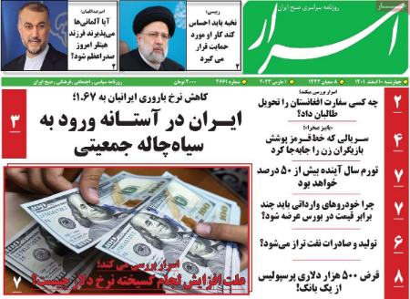 عناوین روزنامه ها, روزنامه های امروز عناوین روزنامه ها, روزنامه های امروز