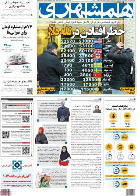 عناوین روزنامه ها, روزنامه های امروز عناوین روزنامه ها, روزنامه های امروز