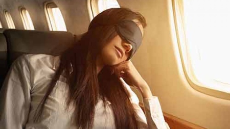 خوابیدن در هواپیما,خوابیدن راحت در هواپیما