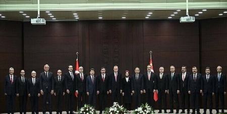 اعضای کابینه جدید ترکیه،اخبار بین الملل،خبرهای بین الملل