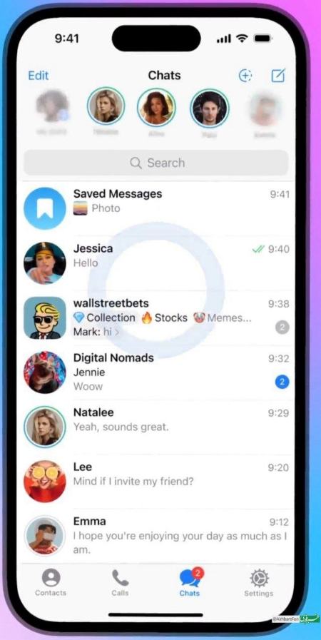 استوری تلگرام،اخبار تکنولوژی،خبرهای تکنولوژی