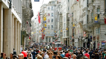 خیابان استقلال از جاهای دیدنی استانبول