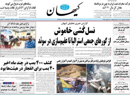 تیتر روزنامه ها،روزنامه های سیاسی و اقتصادی