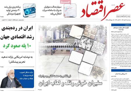 تیتر روزنامه ها،روزنامه های سیاسی و اقتصادی تیتر روزنامه ها،روزنامه های سیاسی و اقتصادی