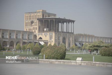 عکس خبری،آلودگی هوای اصفهان و تهران