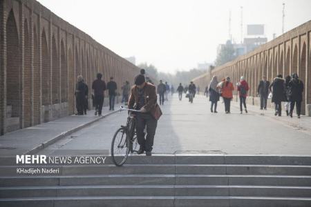 عکس خبری،آلودگی هوای اصفهان و تهران