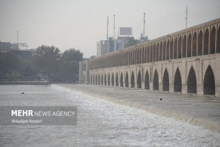 عکس خبری،آلودگی هوای اصفهان و تهران