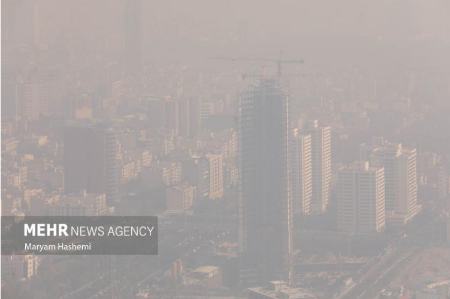 عکس خبری،آلودگی هوای اصفهان و تهران