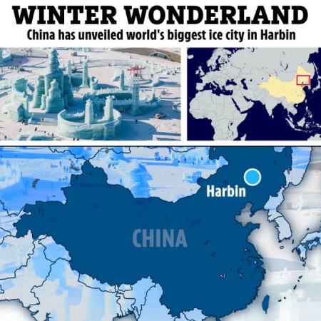 شهر یخی در چین،اخبار گوناگون،خبرهای گوناگون