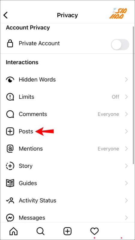 مخفی کردن لایک در پست-1