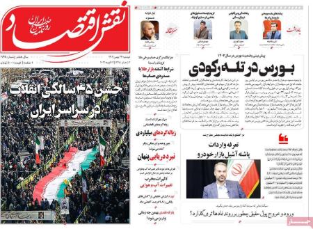 تیتر روزنامه ها،روزنامه های سیاسی و اقتصادی