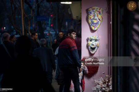 عکس خبری،حال و هوای ولنتاین در تهران
