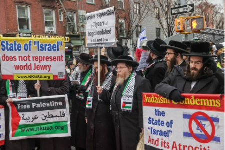 عکسهای جالب,عکسهای جذاب,مشارکت عده قابل توجهی از یهودیان در تظاهرات ضداسراییلی در شهر نیویورک آمریکا 