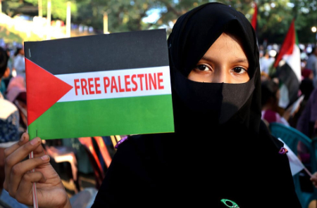 عکسهای جالب,عکسهای جذاب,تظاهرات حامیان فلسطین در بنگلادش 