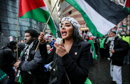 عکسهای جالب,عکسهای جذاب,تظاهرات هفتگی روزهای شنبه حامیان فلسطین در شهر لندن