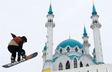 عکسهای جالب,عکسهای جذاب,جشنواره اسکی و اسنوبورد در کازان روسیه