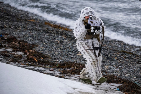 عکسهای جالب,عکسهای جذاب,حضور تفنگداران دریایی آمریکا در یک رزمایش مشترک آبی – خاکی در نروژ