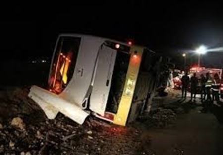 واژگونی اتوبوس در گردنه حیران،اخبار حوادث،خبرهای حوادث واژگونی اتوبوس در گردنه حیران،اخبار حوادث،خبرهای حوادث