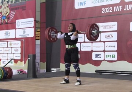 دختر وزنه‌بردار ایرانی ,اخبار ورزشی ,خبرهای ورزشی 
