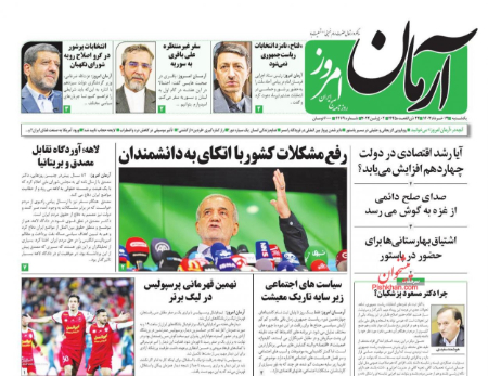 عناوین روزنامه ها, روزنامه های امروز عناوین روزنامه ها, روزنامه های امروز