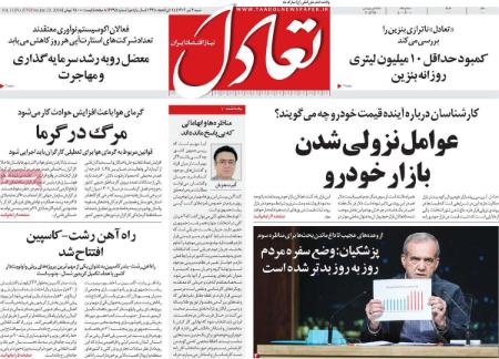 تیتر روزنامه ها،روزنامه های سیاسی و اقتصادی تیتر روزنامه ها،روزنامه های سیاسی و اقتصادی