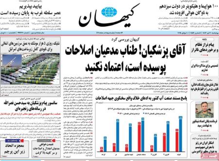 تیتر روزنامه ها،روزنامه های سیاسی و اقتصادی تیتر روزنامه ها،روزنامه های سیاسی و اقتصادی
