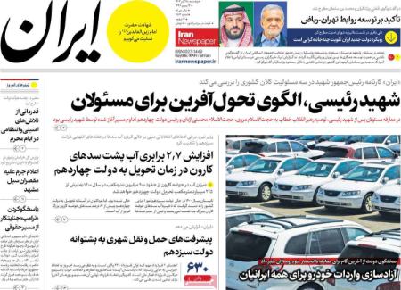 تیتر روزنامه ها،روزنامه های سیاسی و اقتصادی تیتر روزنامه ها،روزنامه های سیاسی و اقتصادی
