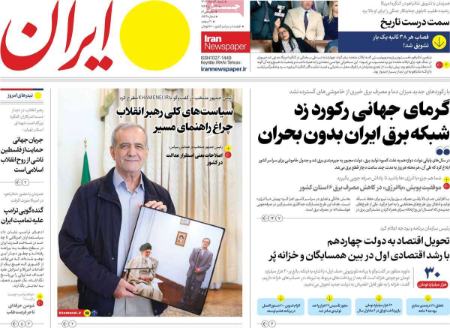 تیتر روزنامه ها،روزنامه های سیاسی و اقتصادی