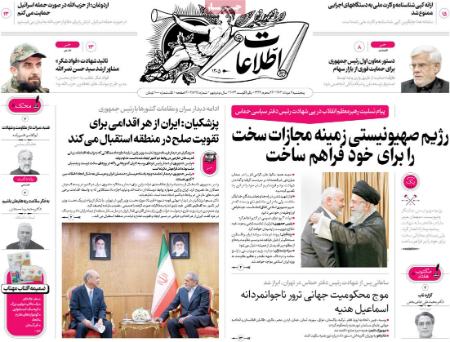 تیتر روزنامه ها،روزنامه های سیاسی و اقتصادی