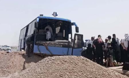 حادثه برای اتوبوس مشهد - شلمچه،اخبار حوادث،خبرهای حوادث حادثه برای اتوبوس مشهد - شلمچه،اخبار حوادث،خبرهای حوادث