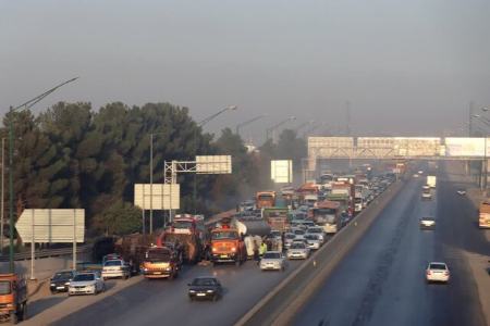 تصادف در اتوبان فرودگاه اصفهان،اخبار حوادث،خبرهای حوادث تصادف در اتوبان فرودگاه اصفهان،اخبار حوادث،خبرهای حوادث