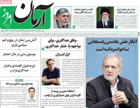 تیتر روزنامه ها،روزنامه های سیاسی و اقتصادی تیتر روزنامه ها،روزنامه های سیاسی و اقتصادی