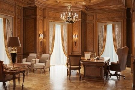 ویژگی‌های طراحی اتاق مدیریت کلاسیک