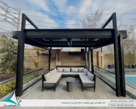 آلاچیق متحرک آلومینیومی