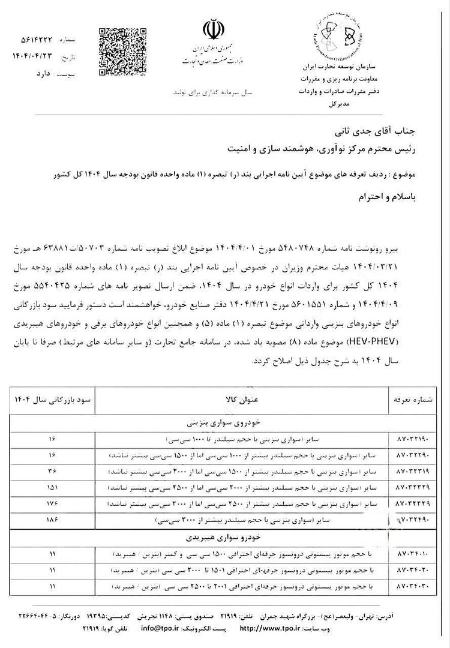 تعرفه واردات خودرو،اخبار بازار خودرو،خبرهای بازار خودرو تعرفه واردات خودرو،اخبار بازار خودرو،خبرهای بازار خودرو