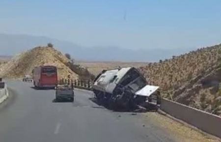 واژگونی اتوبوس در فارس،اخبار حوادث،خبرهای حوادث