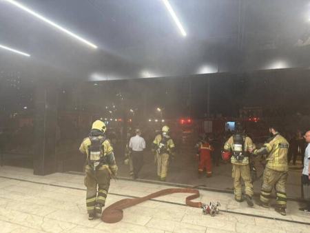 آتش سوزی در برج تهران،اخبار حوادث،خبرهای حوادث