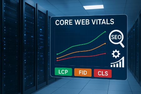 تأثیر انتخاب هاست بر Core Web Vitals و سئو سایت‌های محتوایی