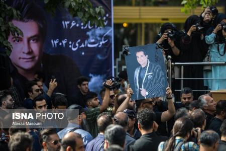 عکس خبری،مراسم تشییع پیکر امید جهان